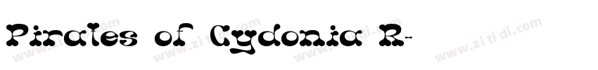 Pirates of Cydonia R字体转换